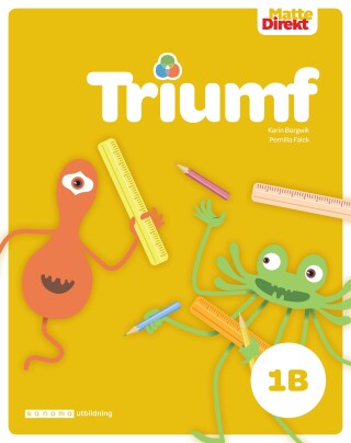 Matte Direkt Triumf 1B Elevbok blå – Omslag