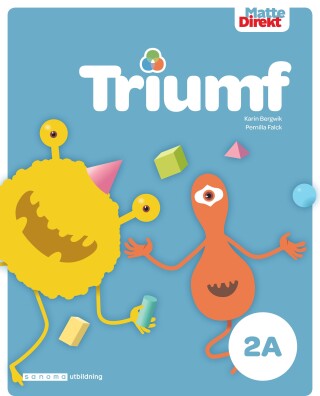Matte Direkt Triumf 2A Elevbok röd – Omslag