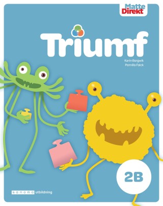 Matte Direkt Triumf 2B Elevbok blå – Omslag